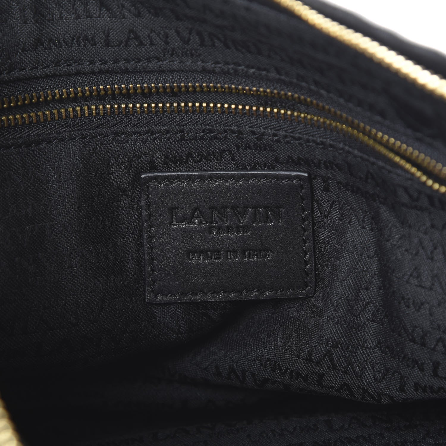 Lanvin Lambskin Quilted Medium Amalia Shoulder Bag Black 5 of 9