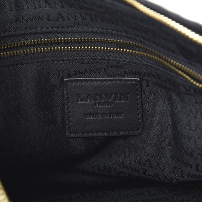Lanvin Lambskin Quilted Medium Amalia Shoulder Bag Black 5 of 9
