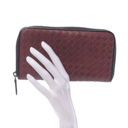 Bottega Veneta Nappa Intrecciato Zip Around Wallet Eclipse Black 2 of 7