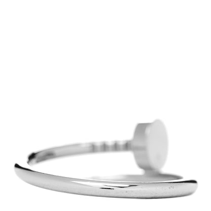 Cartier 18K White Gold Small Juste Un Clou Ring 50 5.25 3 of 4