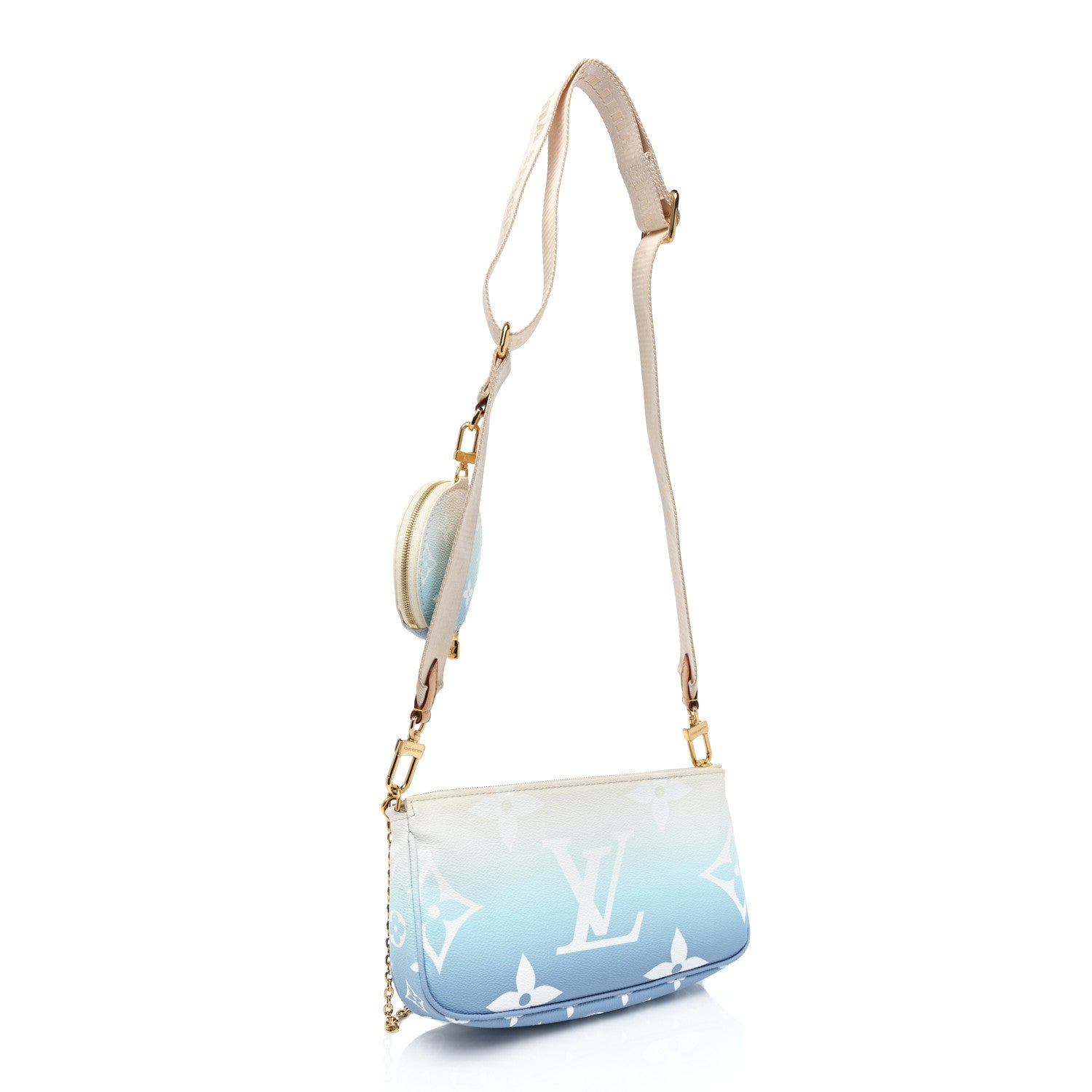 Louis Vuitton Monogram Giant By The Pool Multi Pochette Accessories Blue 3 of 9