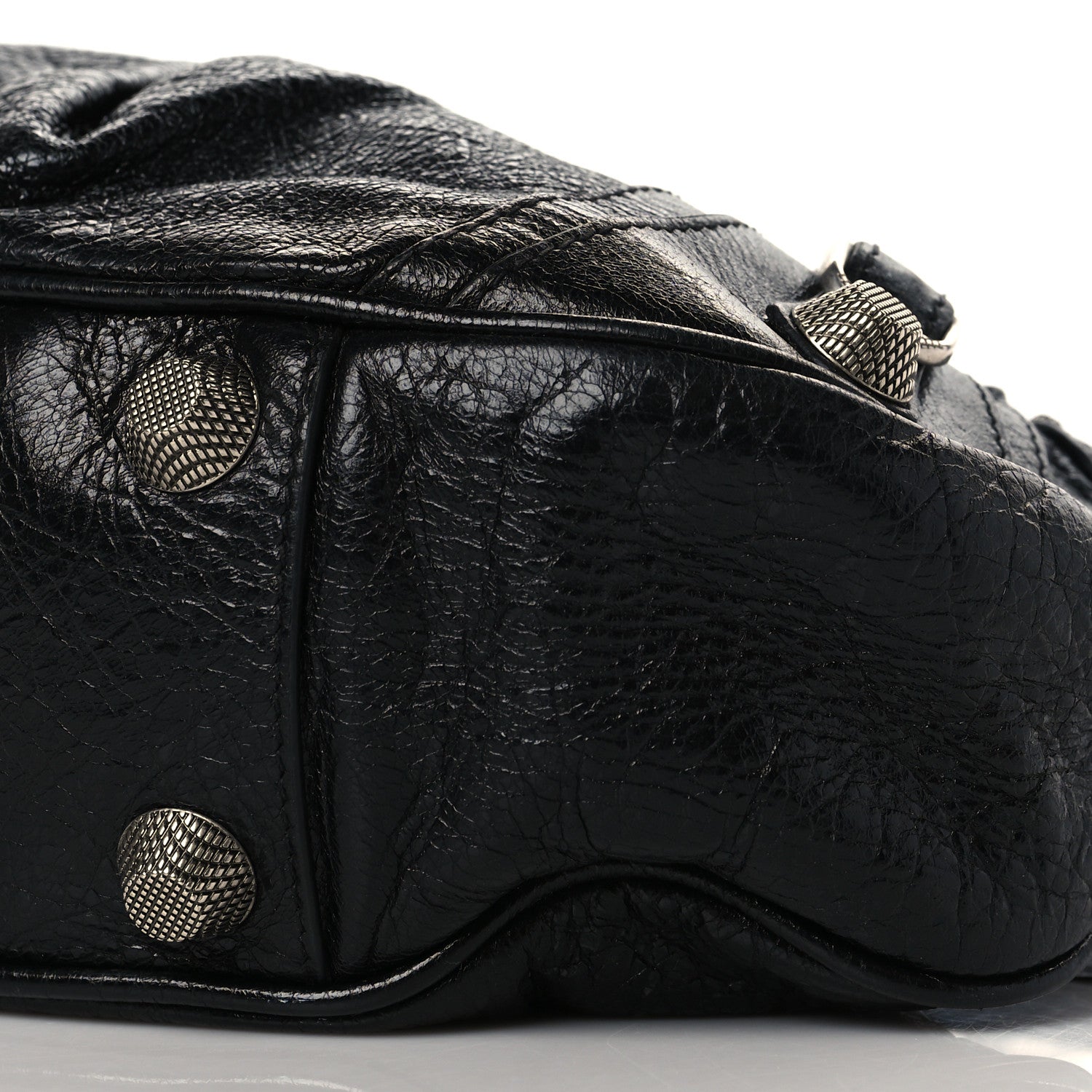 Balenciaga Agneau Arena Small Le Cagole Shoulder Bag Black 10 of 13