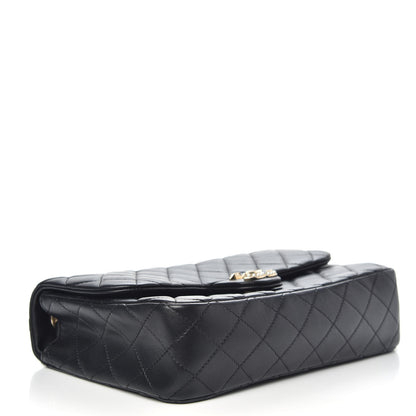 Chanel Lambskin Medium Westminster Pearl Flap Black 4 of 10