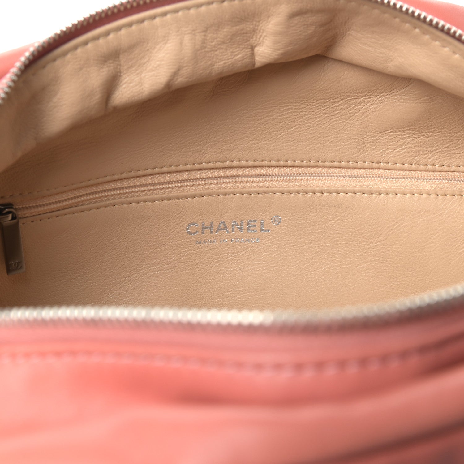 Chanel Smooth Calfskin Medium Luxe Ligne Bowler Pink 6 of 12