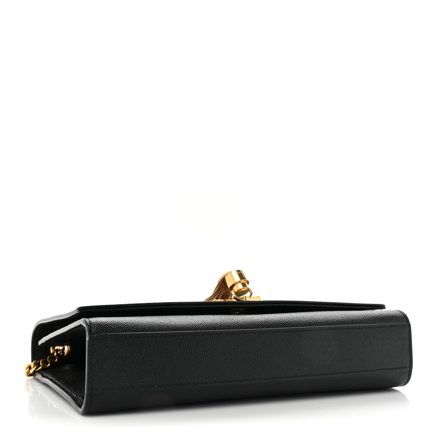 Saint Laurent Grain De Poudre Medium Classic Monogram Kate Tassel Satchel Black 4 of 14
