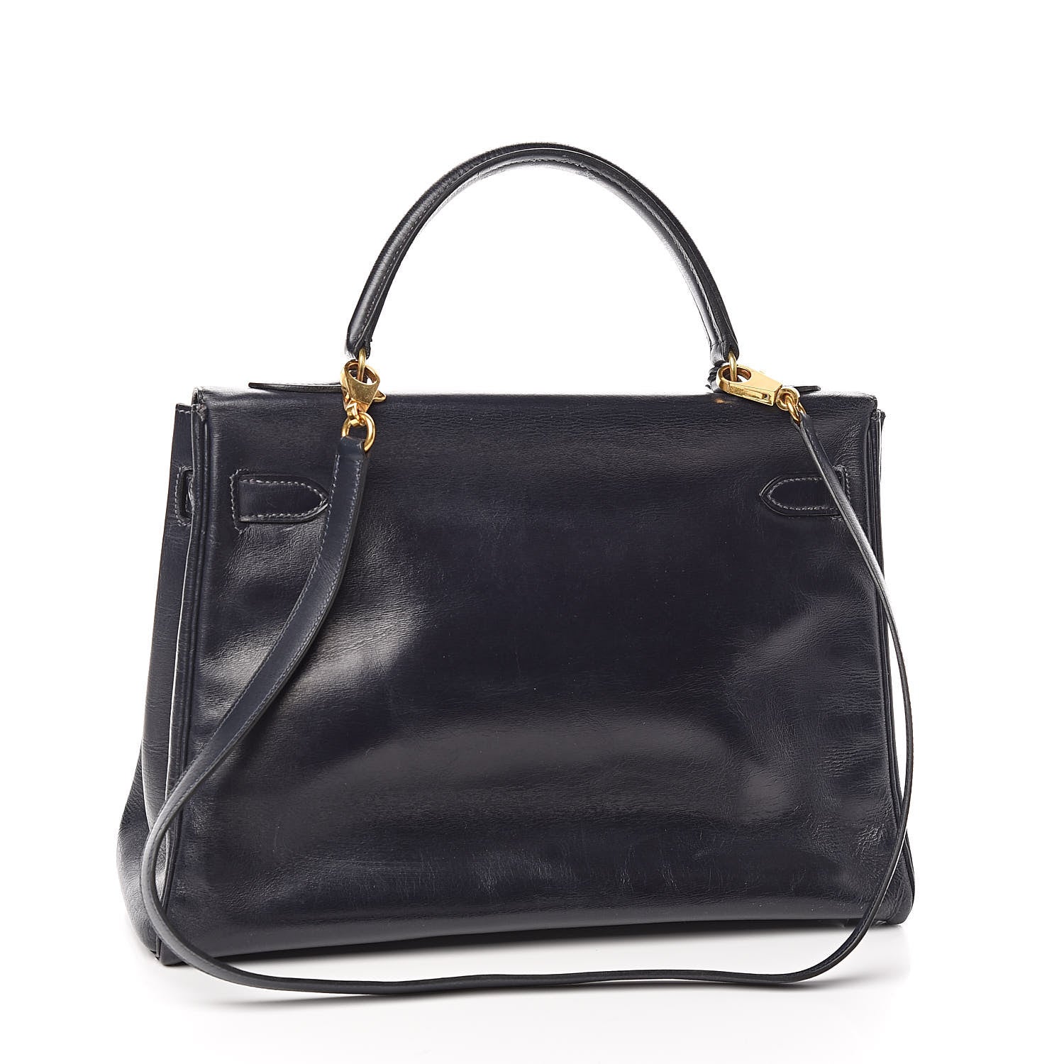 Hermes Box Kelly Retourne 32 Indigo 3 of 44