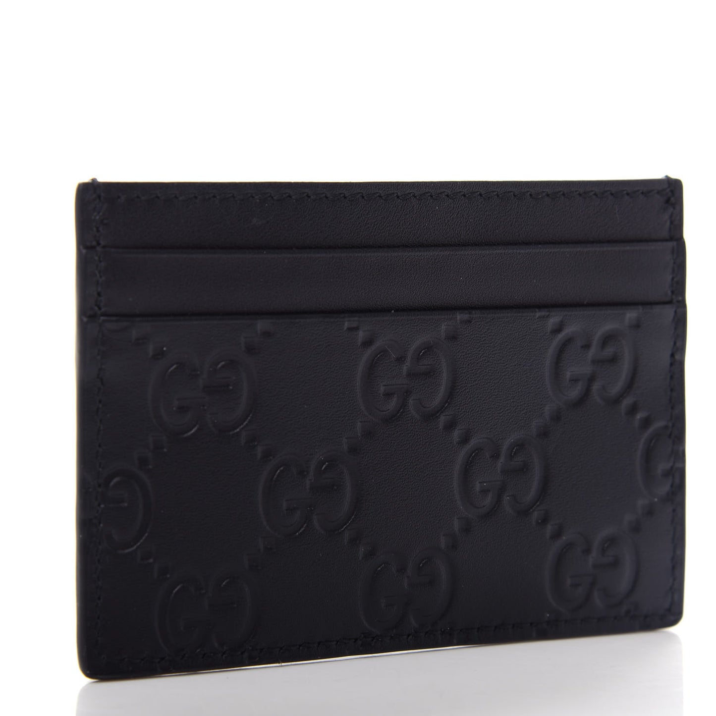 Guccissima Card Holder Black