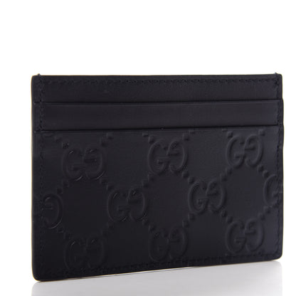 Gucci Guccissima Card Holder Black 3 of 6