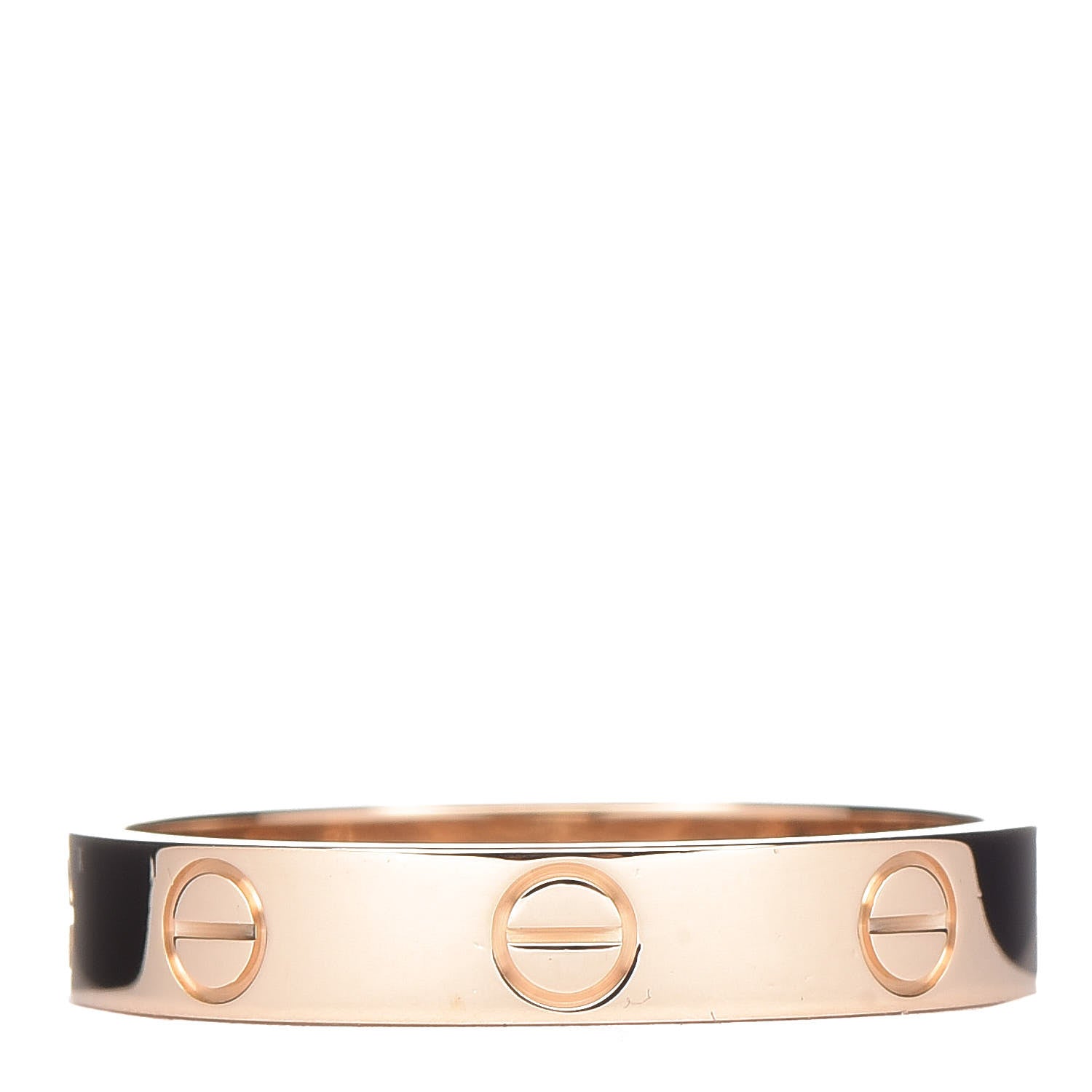 Cartier 18K Yellow Gold 3.5mm LOVE Wedding Band Ring 55 7.25 3 of 5