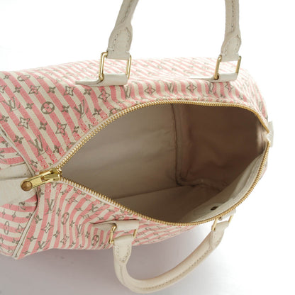 Louis Vuitton Mini Lin Croisette Speedy 30 Rouge 6 of 7