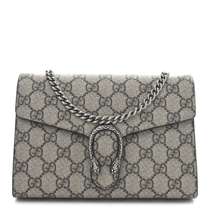 Gucci GG Supreme Monogram Mini Dionysus Chain Wallet Beige Taupe 1 of 11