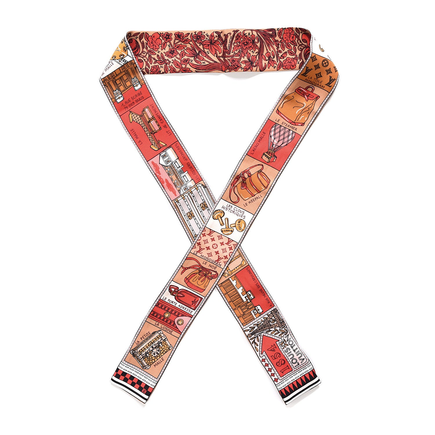 Louis Vuitton Silk Jeu De Louis BB Bandeau Beige 1 of 3