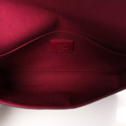 Louis Vuitton Monogram Pochette Felicie Chain Wallet Fuchsia 5 of 8