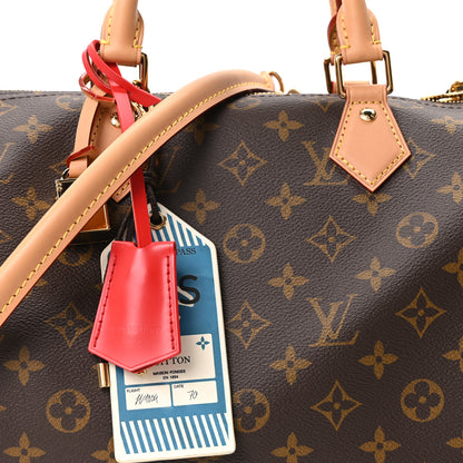 Louis Vuitton Monogram Speedy Soft 30 Crafty Red 7 of 9