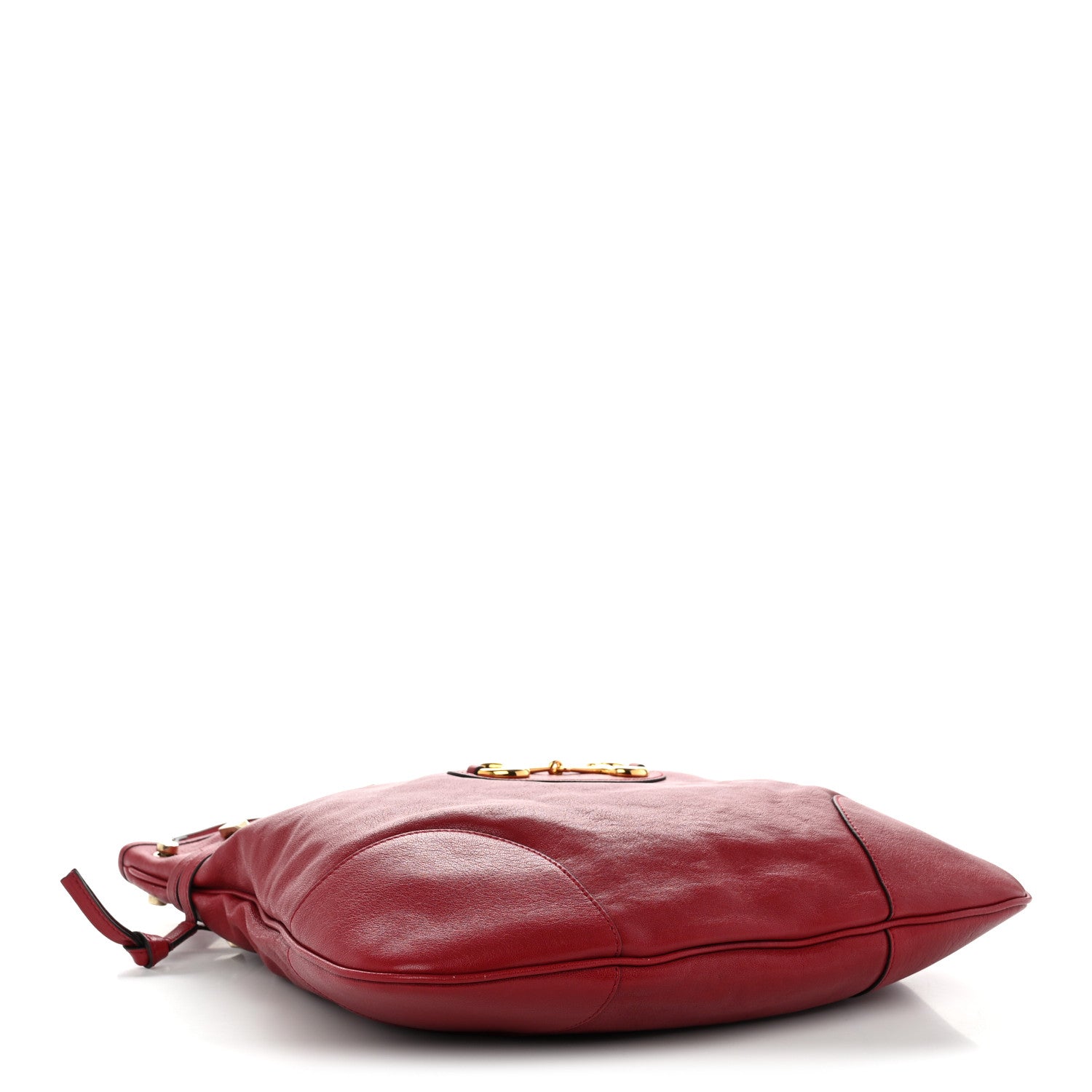 Gucci Sakai Be Green Calfskin Horsebit 1955 Cinch Top Messenger Bag New Cherry Red 4 of 10