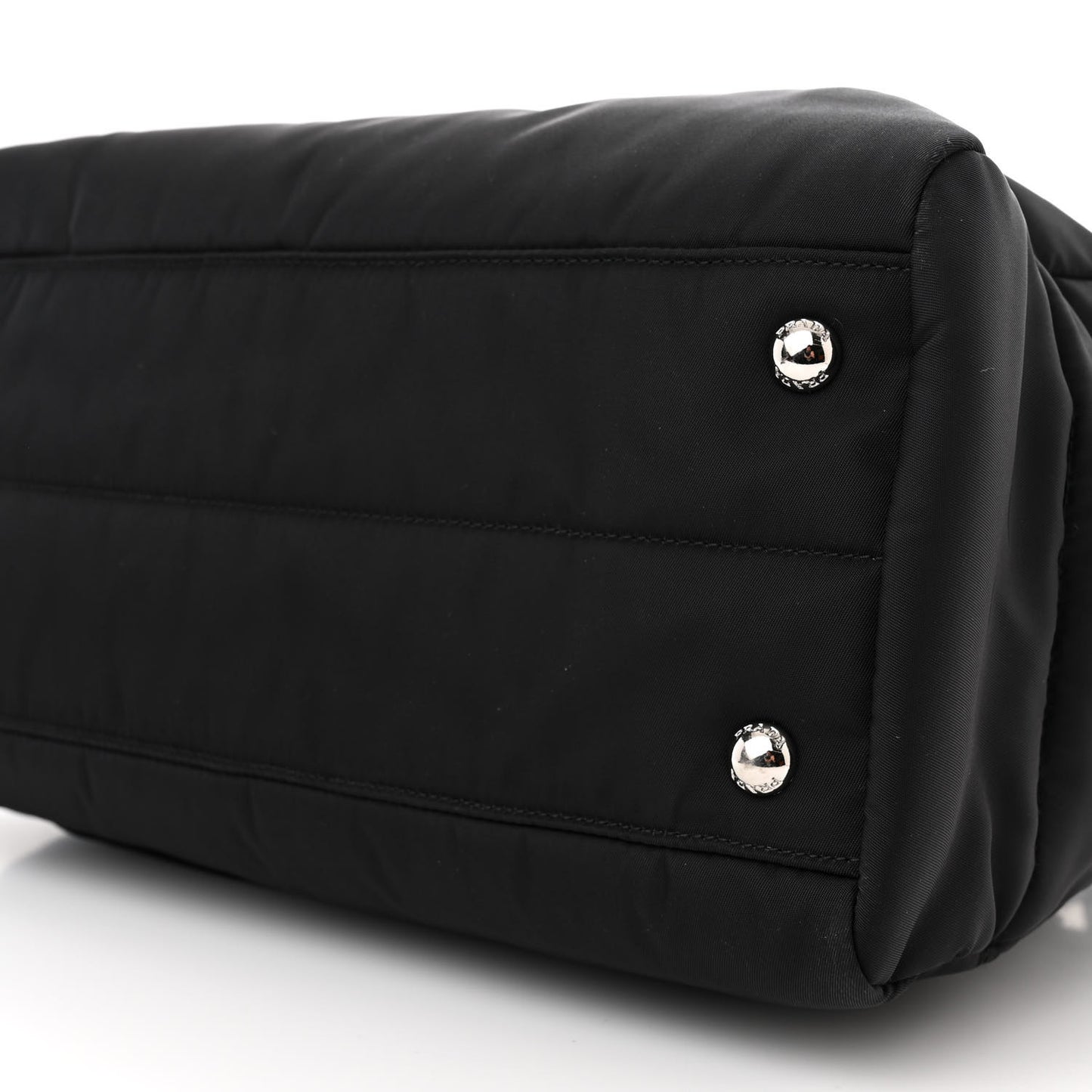 Tessuto Nylon Bomber Tote Black