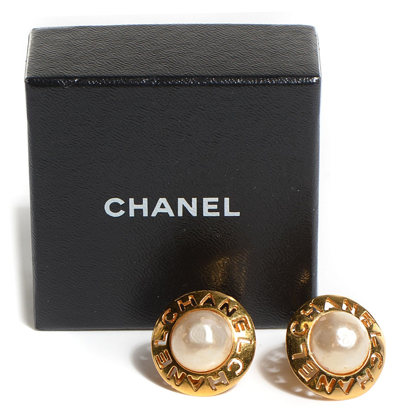 Pearl Clip On Earrings Gold