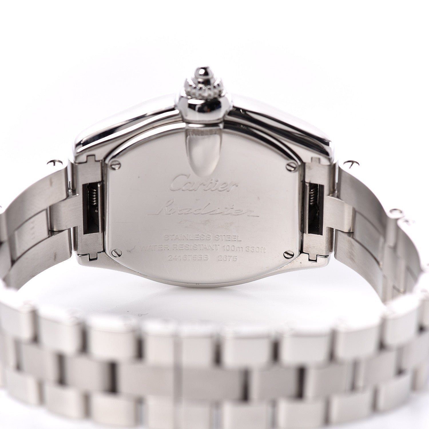 Cartier Stainless Steel 31mm Roadster Quartz Watch Pink 5 of 6