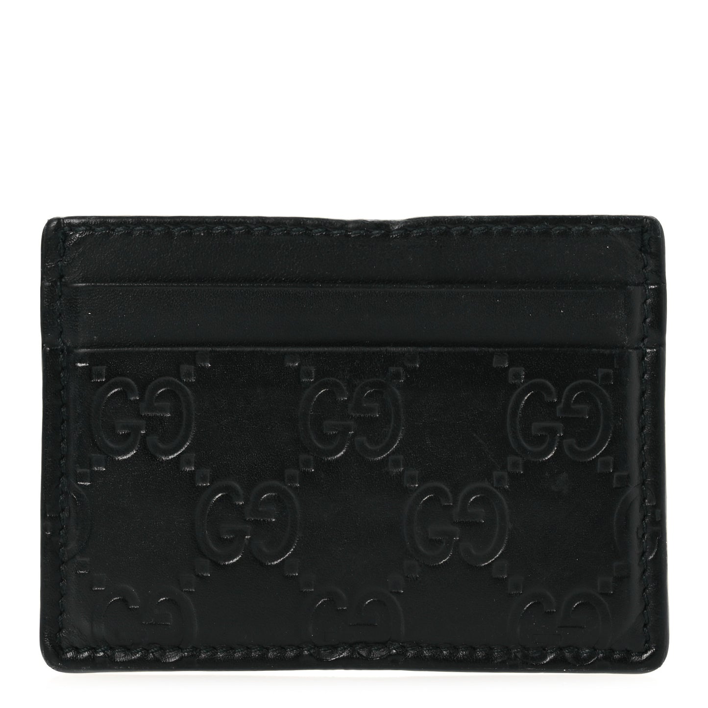 Guccissima Card Holder Black