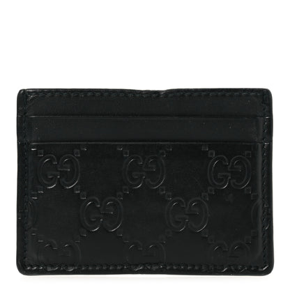 Gucci Guccissima Card Holder Black 1 of 7