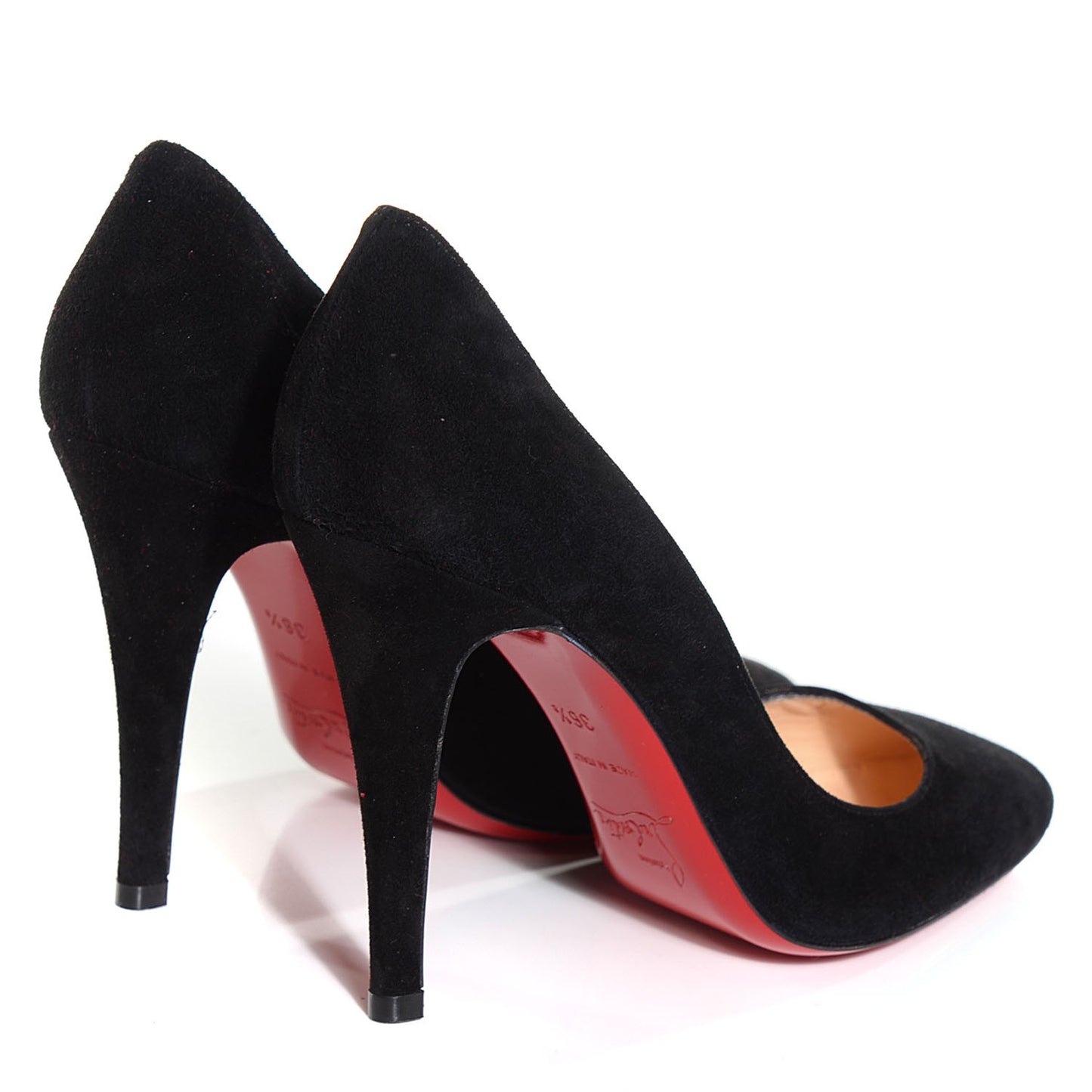 Suede Particule 100 Pumps 36.5 Black