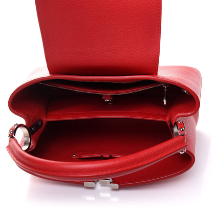 Louis Vuitton Taurillon Capucines PM Rubis 5 of 10