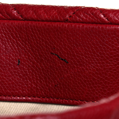 Chanel Caviar Quilted Timeless CC Soft Tote Red 16 of 16