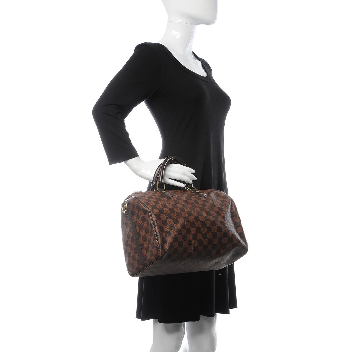 Damier Ebene Speedy Bandouliere 30