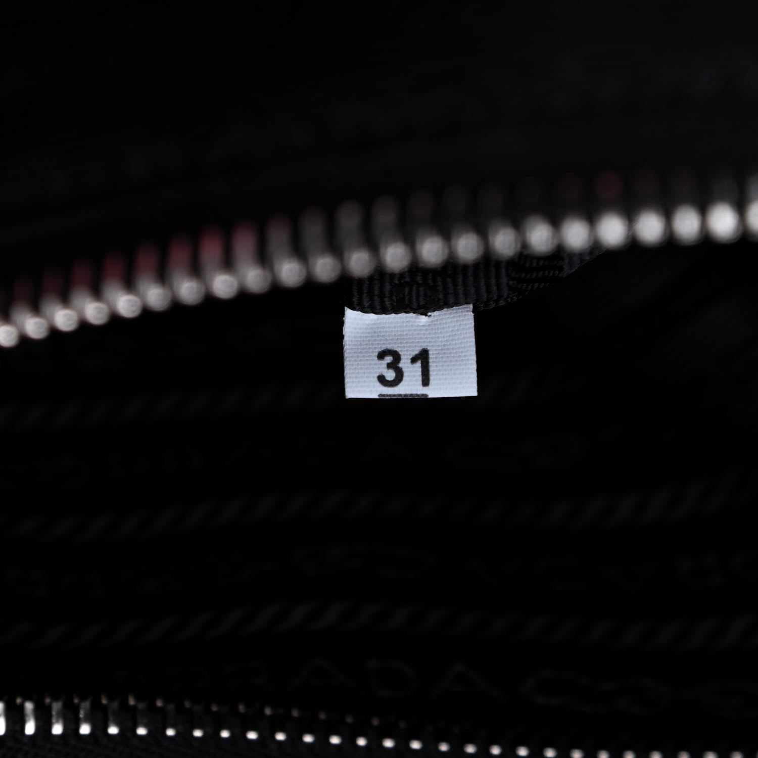 Prada Terry Cloth Tote Bag Petalo Black 7 of 9