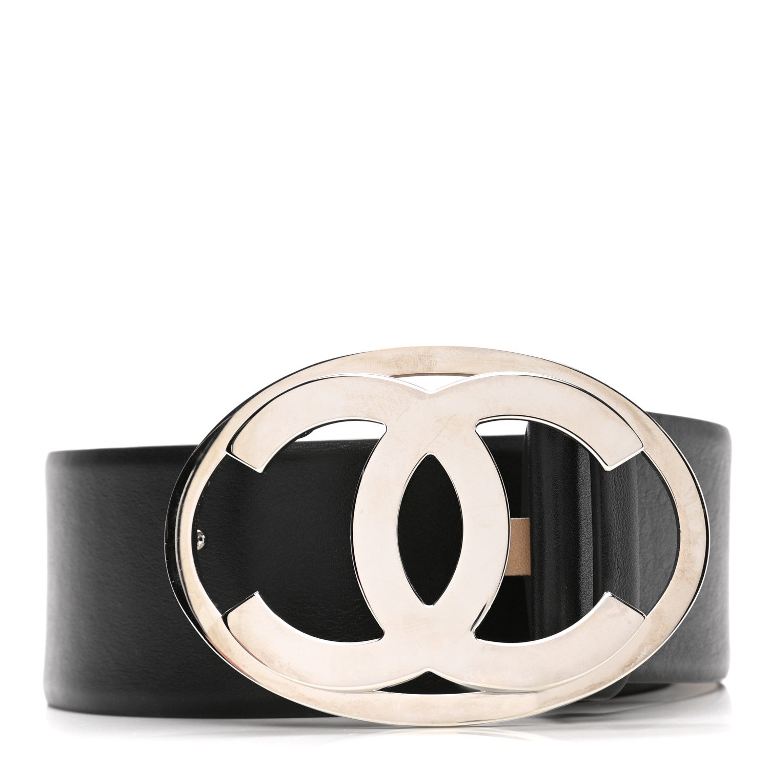 Chanel Calfskin CC Belt 90 36 Black 1 of 8