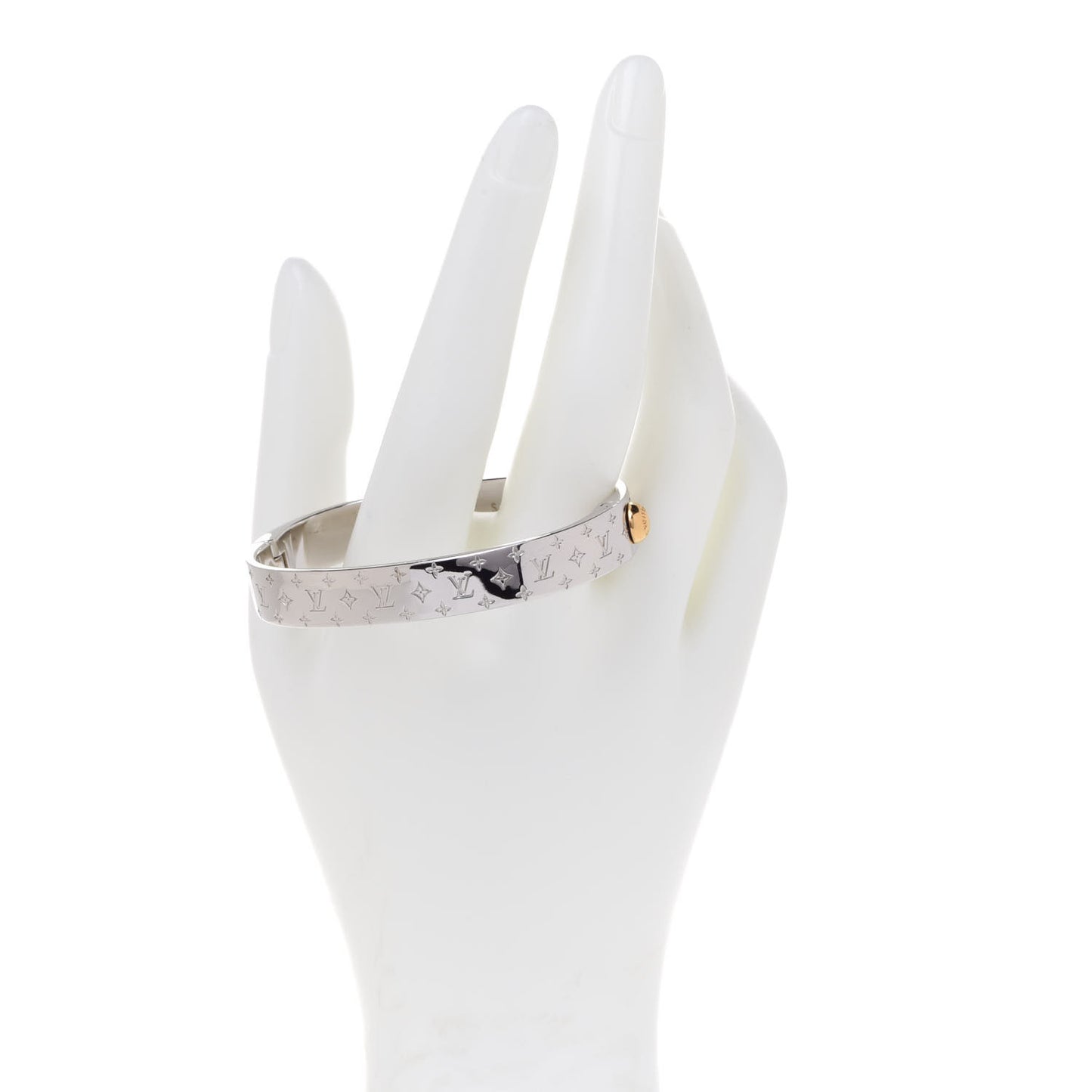 Palladium Monogram Nanogram Cuff S