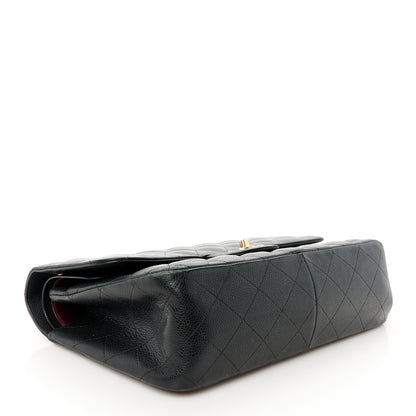 Chanel Caviar Quilted Jumbo Double Flap Black 4 of 12