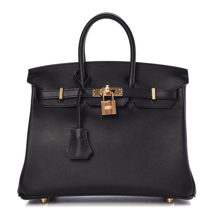 Hermes Swift Birkin 25 Black 1 of 8