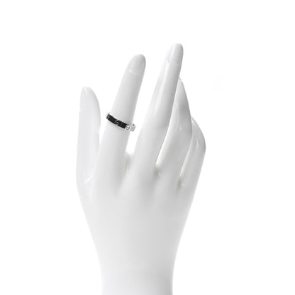 Cartier 18K White Gold 3.5mm LOVE Wedding Band Ring 54 6.75 2 of 6