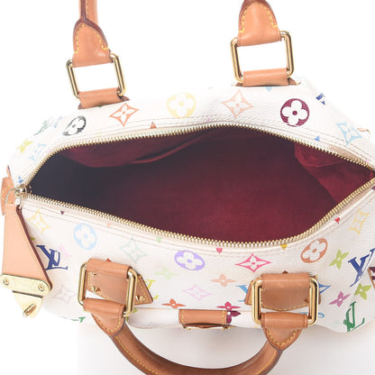 Louis Vuitton Monogram Multicolor Speedy 30 White 5 of 15