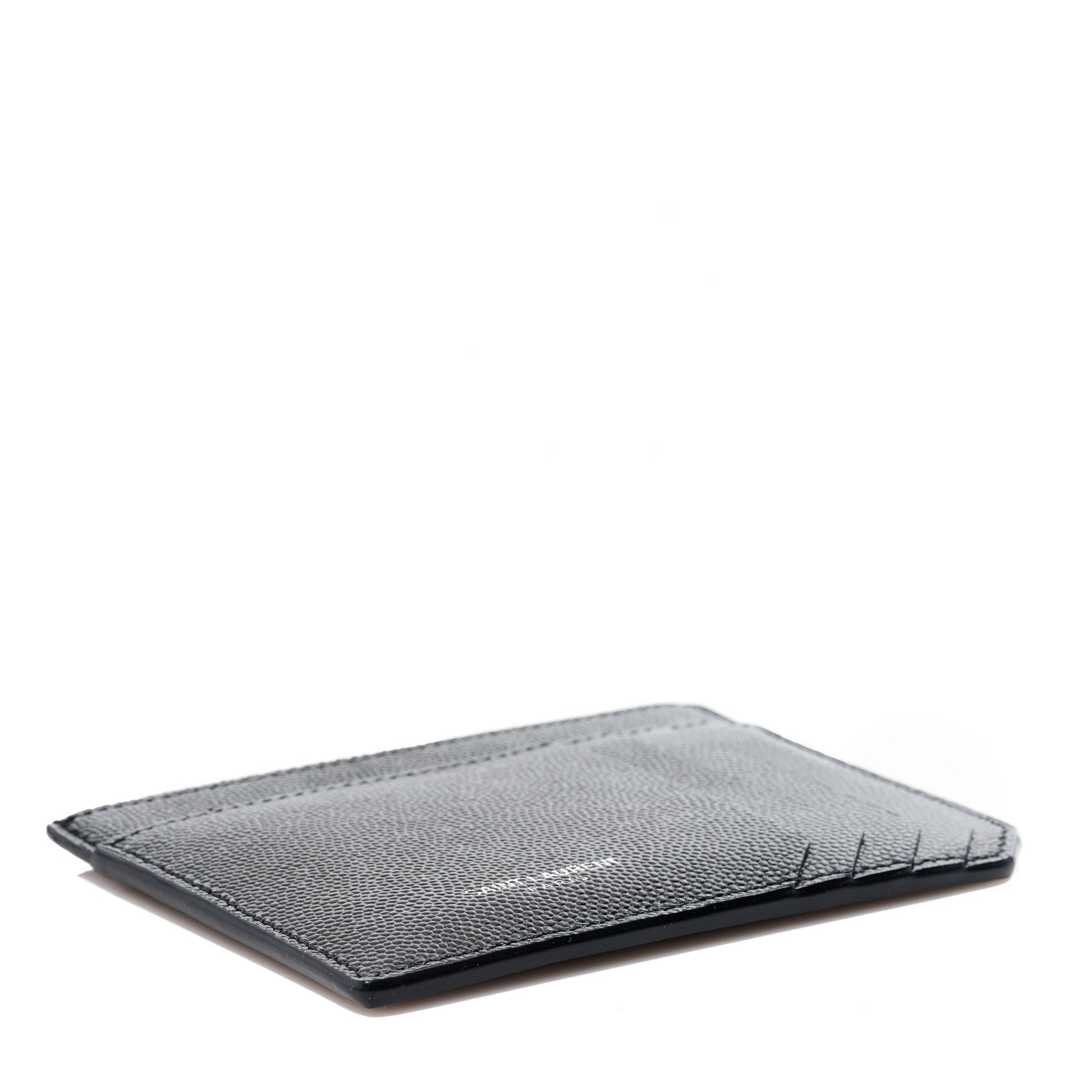 Saint Laurent Calfskin 5 Fragments Card Holder Black 3 of 8
