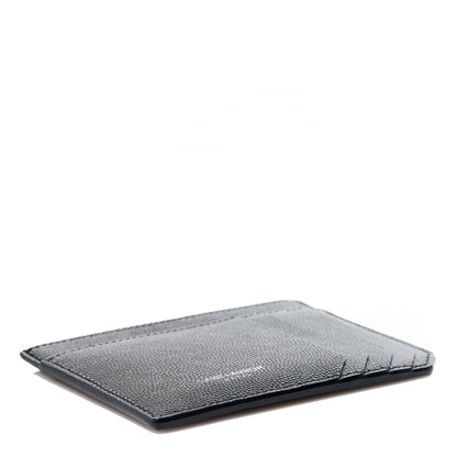 Saint Laurent Calfskin 5 Fragments Card Holder Black 3 of 8