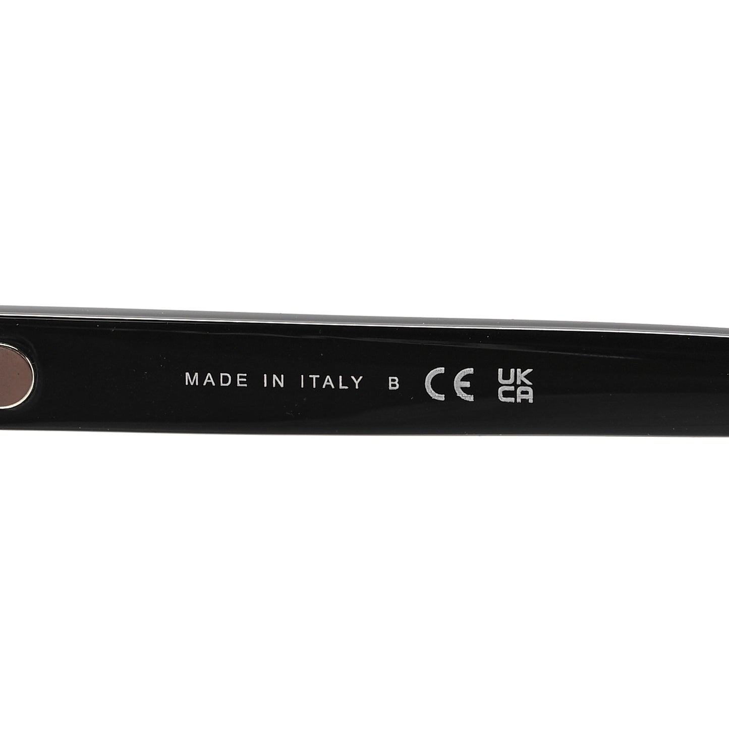Acetate Strass Square Sunglasses 5422-B Black White
