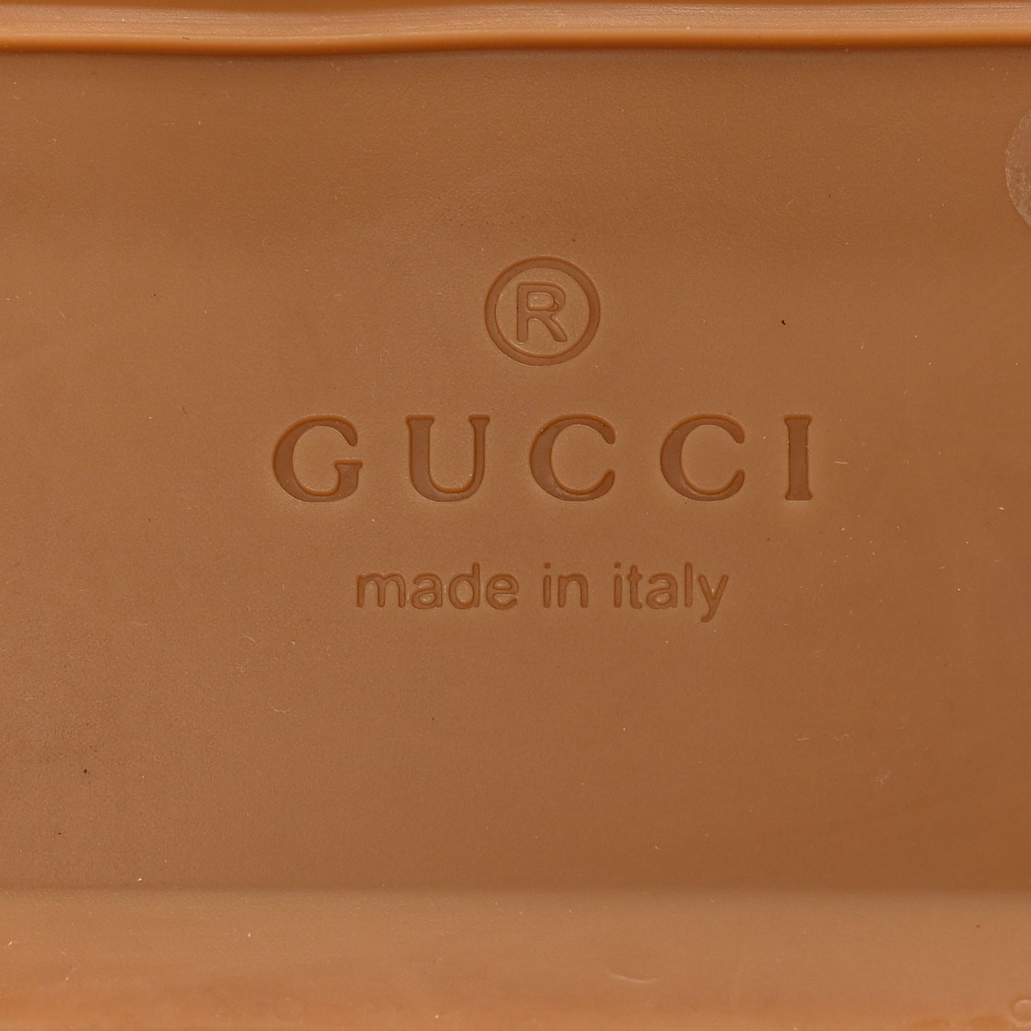 Monogram Jumbo GG Mens Slide Sandals 8 Camel Ebony