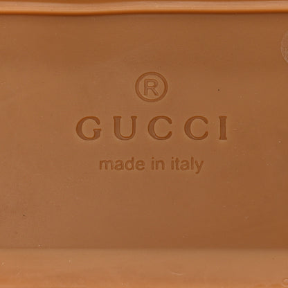 Gucci Monogram Jumbo GG Mens Slide Sandals 8 Camel Ebony 6 of 14