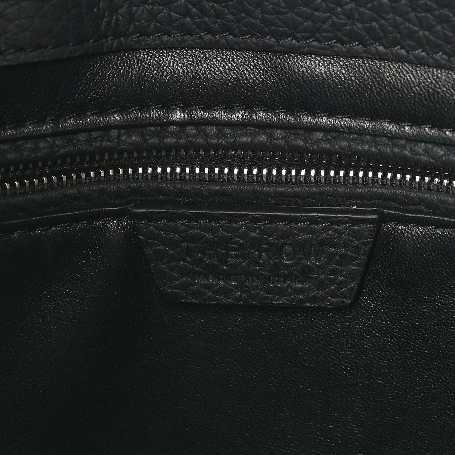 The Row Grained Calfskin Jules Bag Black 6 of 9