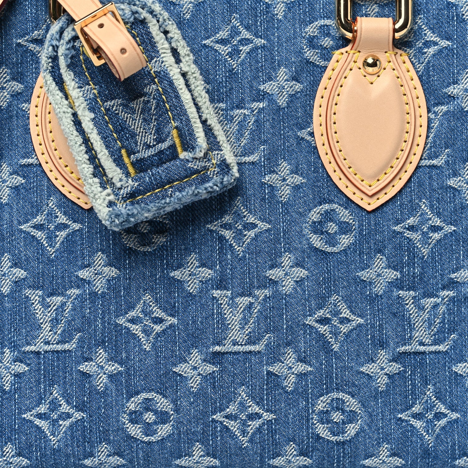 Louis Vuitton Monogram Denim Onthego PM Blue 7 of 10