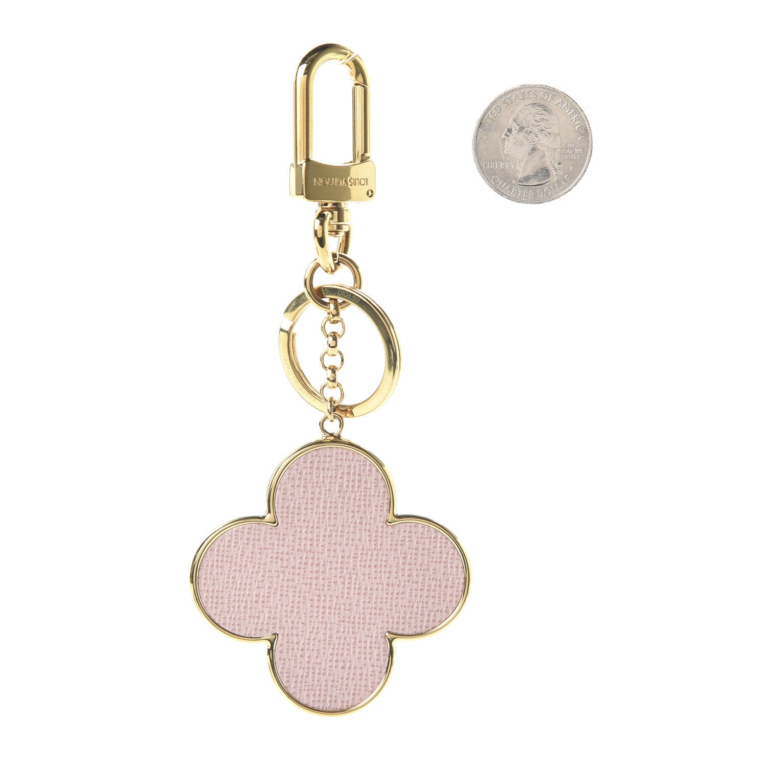 Louis Vuitton Metal Monogram Into The Flower Bag Charm Key Holder 2 of 4