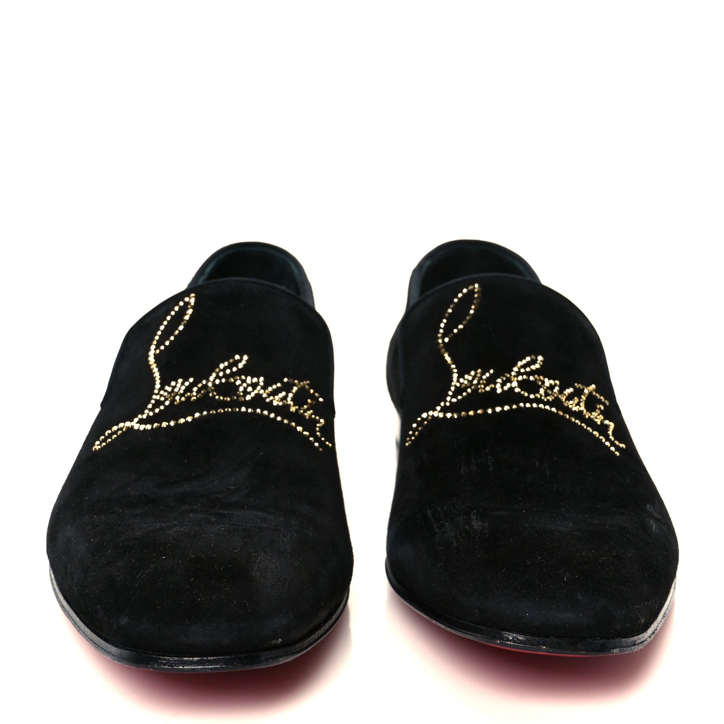 Veau Velours Strass Mens Navy Dandelion Flat Loafers 39 Black Cry Aurum Gold