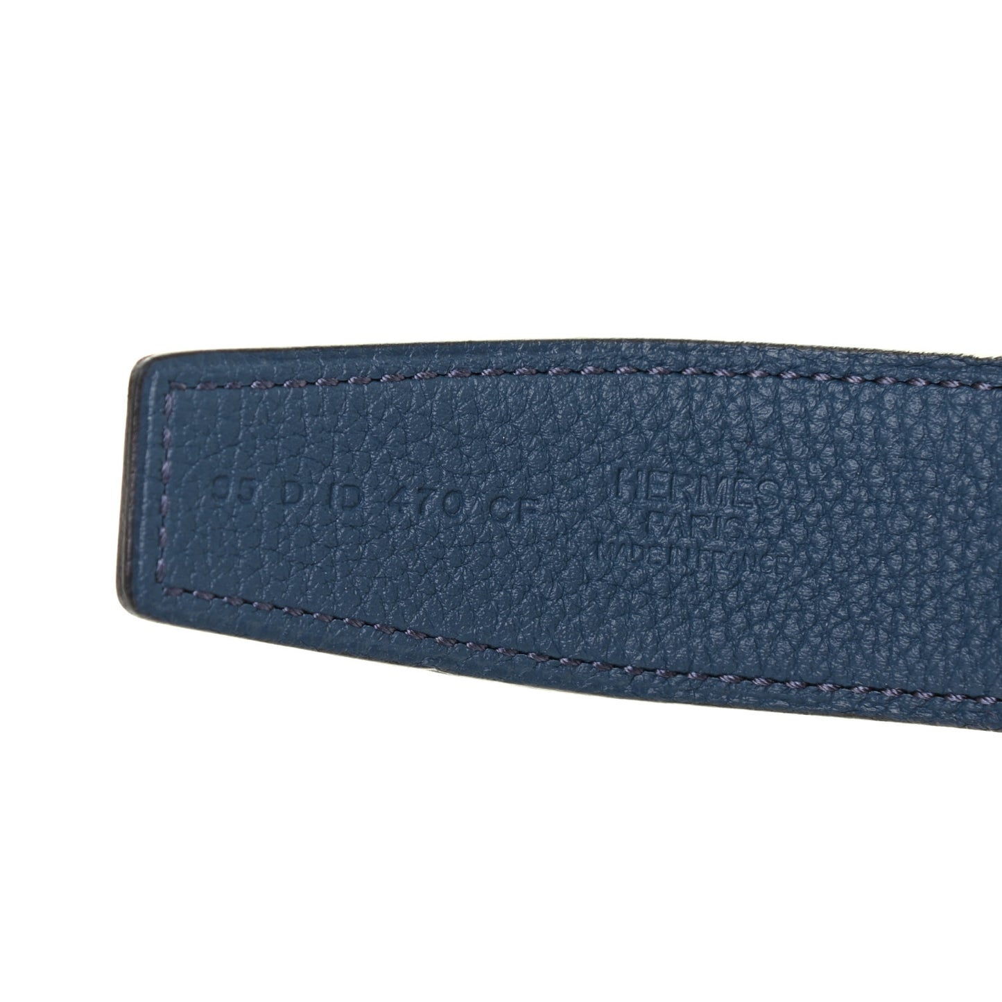 Box Togo 32mm Matte H Belt 95 Black Bleu De Prusse