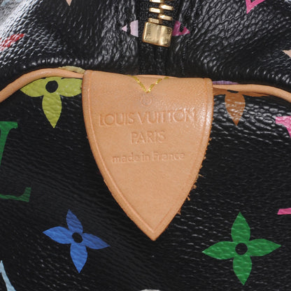 Louis Vuitton Monogram Multicolor Speedy 30 Black 5 of 7