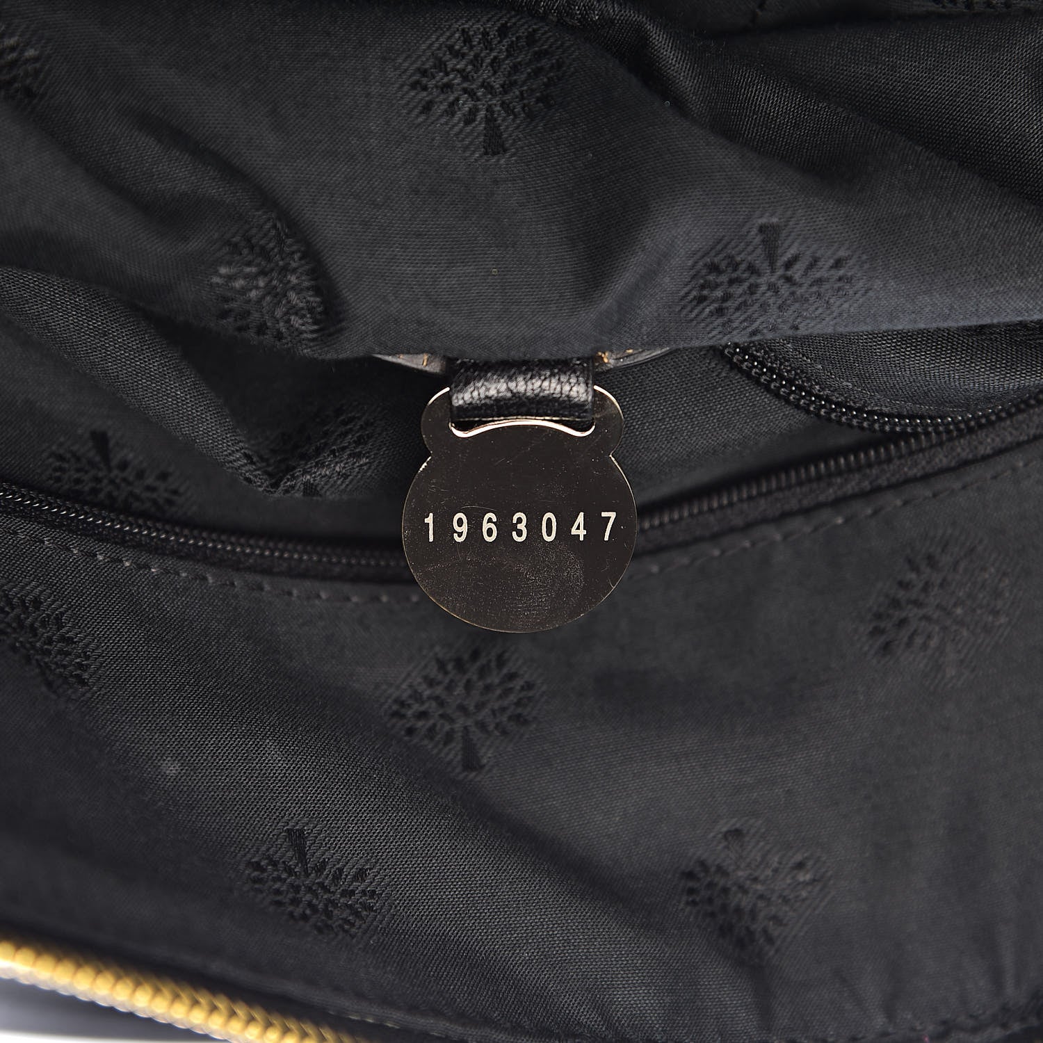 Mulberry Glossy Goatskin Medium Del Rey Satchel Black 7 of 11