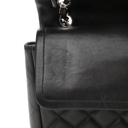 Chanel Lambskin Quilted Maxi Double Flap Black 13 of 21
