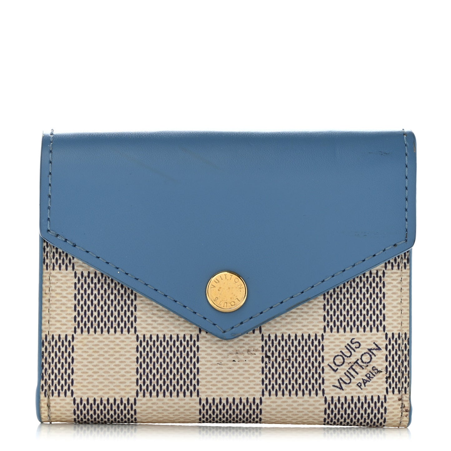 Damier Azur Zoe Wallet Bleuet