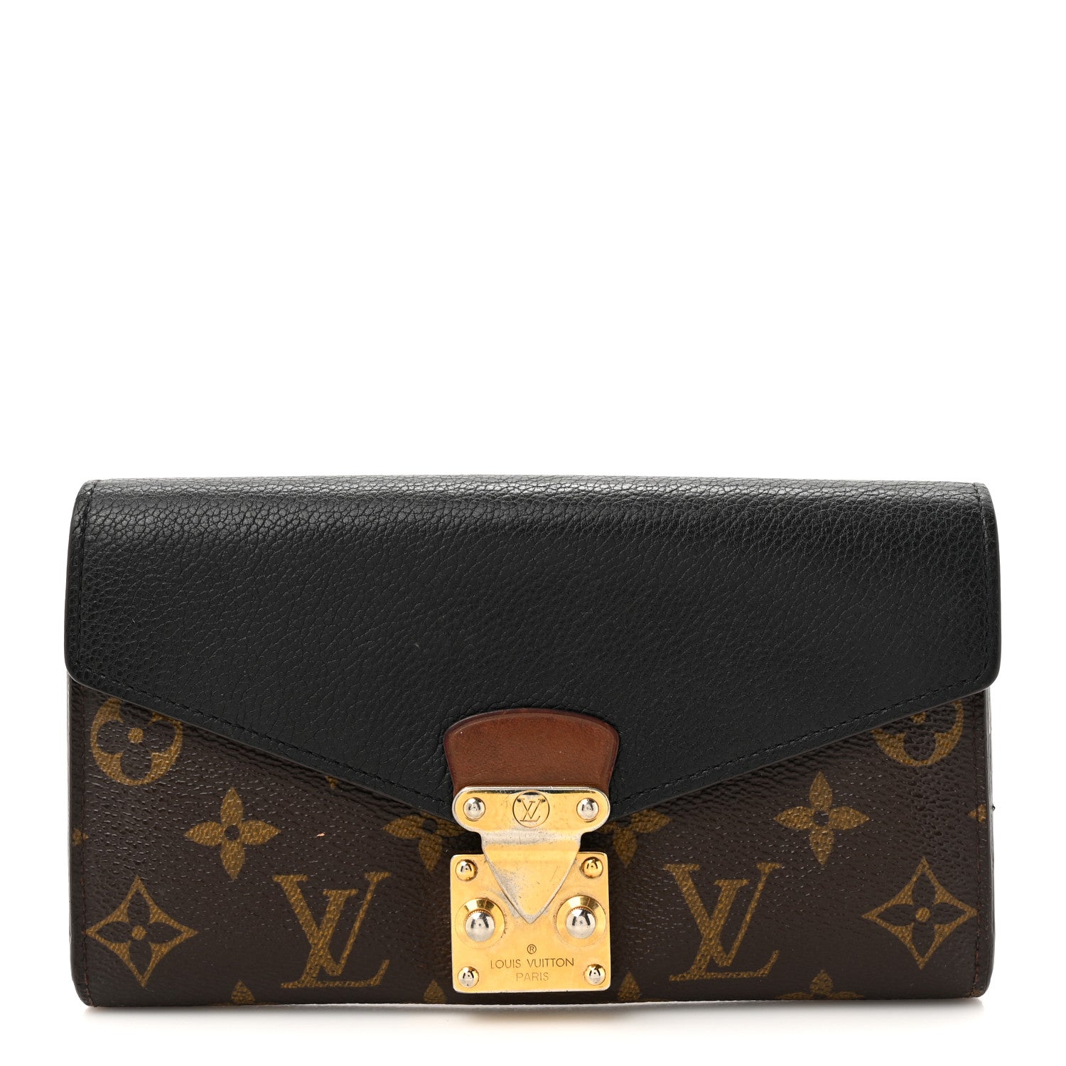 Louis Vuitton Monogram Pallas Wallet Black 1 of 17